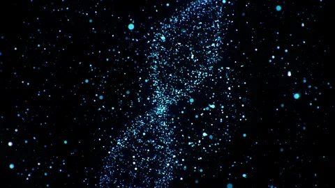 Abstract DNA Particles Stock Footage 123289018