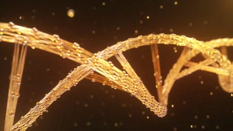 Abstract Dna Rotate Background Video stock 247848677