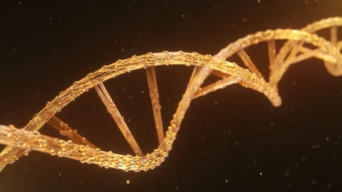 Abstract Dna Rotate Background Video stock 247848816