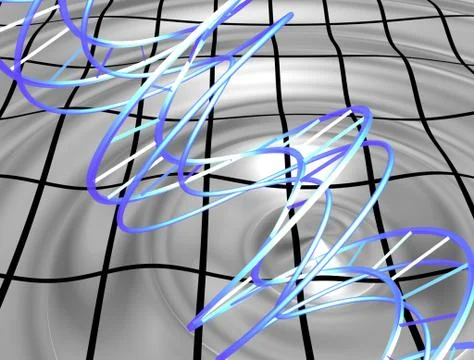 Abstract dna shape Illustrazione stock