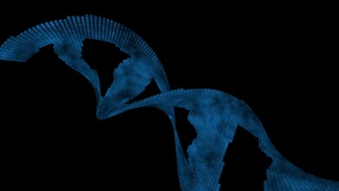 Abstract DNA structure Stock Footage 124981902