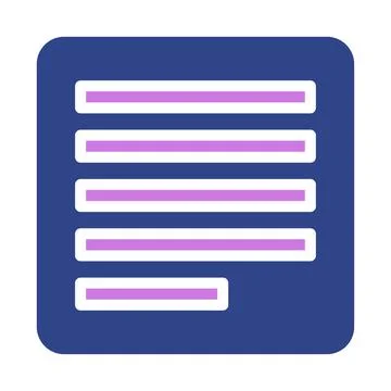 Abstract Document Icon with Text Boxes and Layout Stock Illustration