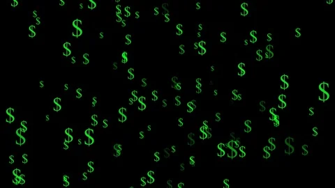 Abstract Doller background animated video Stock Footage 294531758