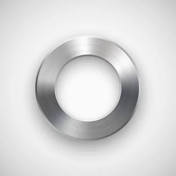 Abstract Donut Button Template Stock Illustration