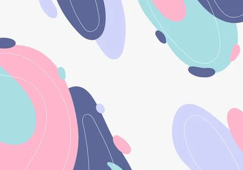 Abstract doodle design artwork decorative style of minimal. Stock Illustration