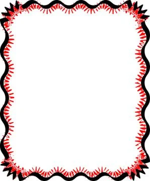 Abstract doodle frame Stock Illustration