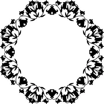 Abstract doodle frame Stock Illustration