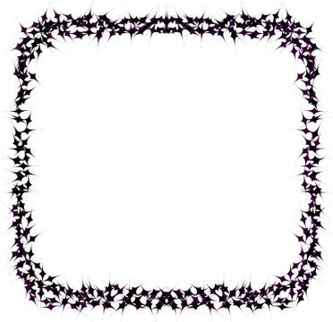 Abstract doodle frame Stockillustratie