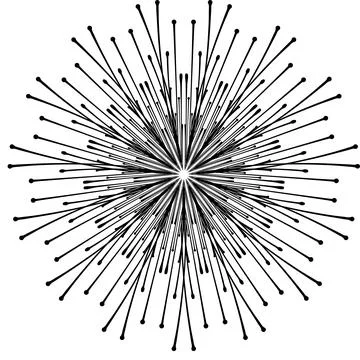 Abstract doodle mandala pattern. Graphic ornament. Vector illustration. Stock Illustration