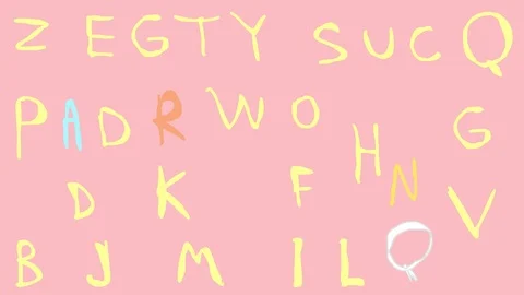 Abstract doodle pattern animation. raw scribbles background clip. Stock Footage 92335940