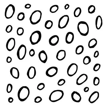 Abstract doodle pattern hand drawn イラスト素材