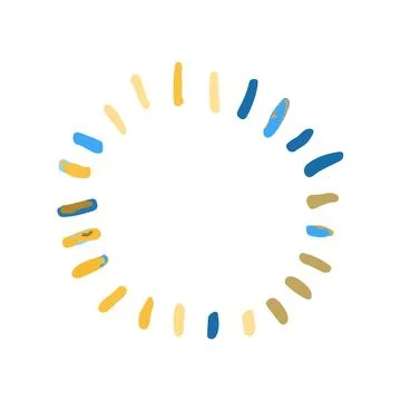 Abstract Doodle Pattern Stock Illustration