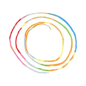 Abstract Doodle Pattern Illustrazione stock