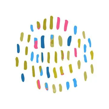 Abstract Doodle Pattern Stock Illustration