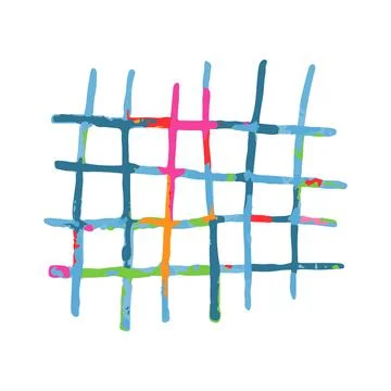 Abstract Doodle Pattern Stock Illustration