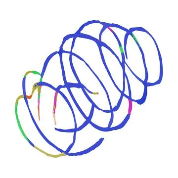 Abstract Doodle Pattern Stock Illustration