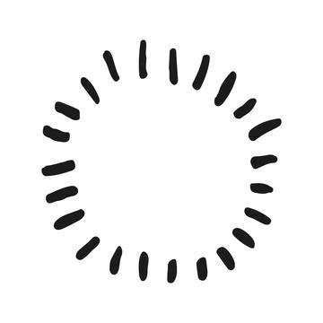 Abstract Doodle Pattern Illustrazione stock