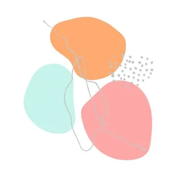 Abstract Doodle Pattern Stock Illustration