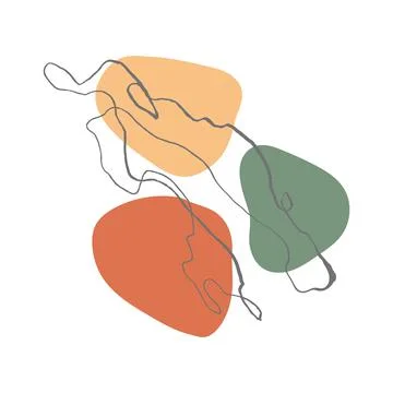 Abstract Doodle Pattern Stock Illustration