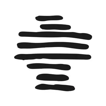 Abstract Doodle Pattern Stock Illustration