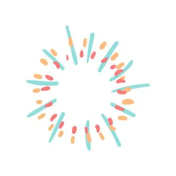 Abstract Doodle Pattern Stock Illustration