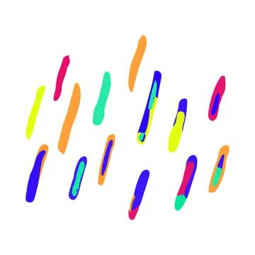 Abstract Doodle Pattern Stock Illustration