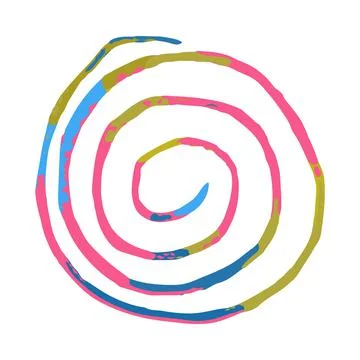 Abstract Doodle Pattern Stock Illustration