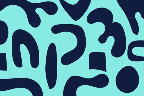 Abstract doodle shape for background Stock Illustration