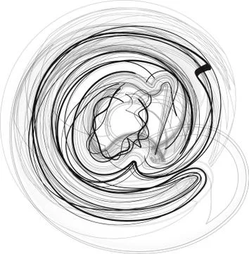 Abstract Doodle Symbol Stock-Illustration