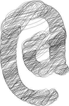 Abstract Doodle Symbol Stock-Illustration