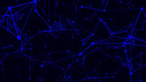 Abstract dot and communication plexus. Abstract technology and science back.. Illustrazione stock