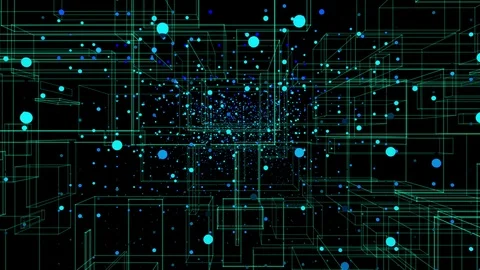 Abstract Dot and Grid Stock-Footage 123153115