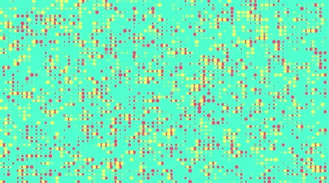 Abstract Dot Animation Seamless Loop with Pastel Color Style Stock Footage 56611318