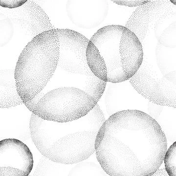 Abstract dot circle pattern Spotted bubble texture イラスト素材