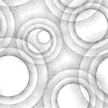Abstract dot circle pattern Spotted bubble texture イラスト素材
