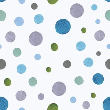 Abstract dot circle watercolor pattern Stock Illustration