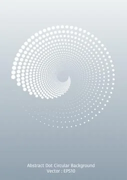 Abstract dot circular background design, in halftone style of dots Stock Illustration