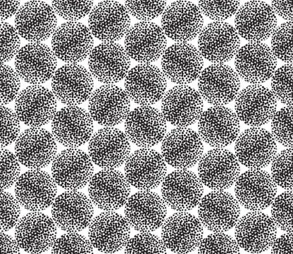 Abstract dot geometric seamless pattern. Dotted tile texture. Stock Illustration