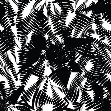 Abstract dot geometric seamless pattern. Artistic background Stock Illustration