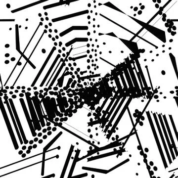 Abstract dot geometric seamless pattern. Artistic background 스톡 일러스트
