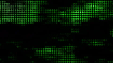 Abstract dot glitter sparkle green binary digital code, computer generated .. Stock Footage 258065117