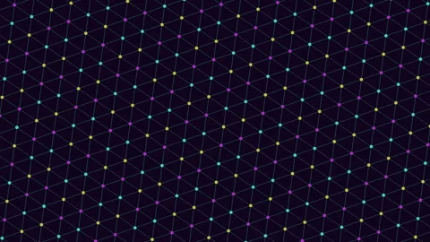 Abstract dot grid pattern colorful dots arranged in an intriguing formation 스톡 동영상 267048574