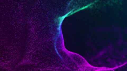 Abstract Dot Particles Background Video stock 160578739