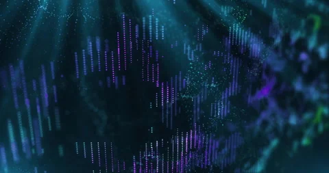 Abstract Dot Particles Background 库存影片 247879874