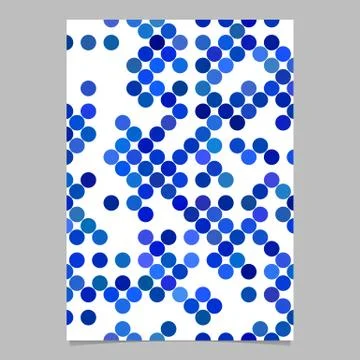 Abstract dot pattern background page template - vector design Stock Illustration