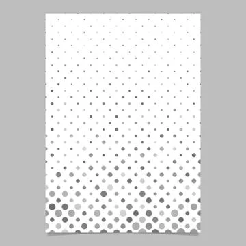 Abstract dot pattern brochure design - vector page background graphic Stock Illustration