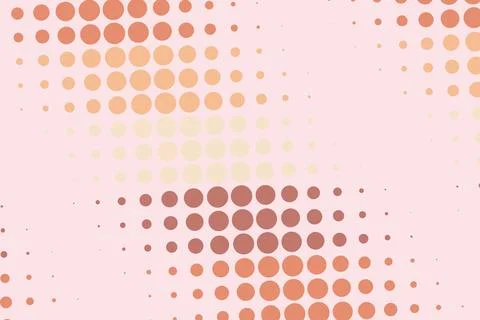 Abstract dot pattern with pink and orange shades Stock Photos