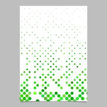 Abstract dot pattern poster design - vector page background Stock Illustration