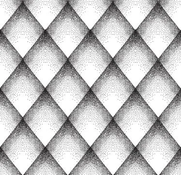 Abstract dot pattern. Spotted linear ornamental texture. Geometr Stock Illustration