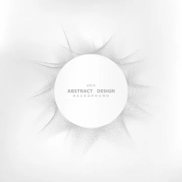 Abstract dot pattern swirl of circle space of text cover design background. i Stock Illustration